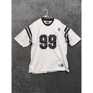 GODBODY 99 Football Jersey T Shirt XXL White Black Mens Short Sleeve